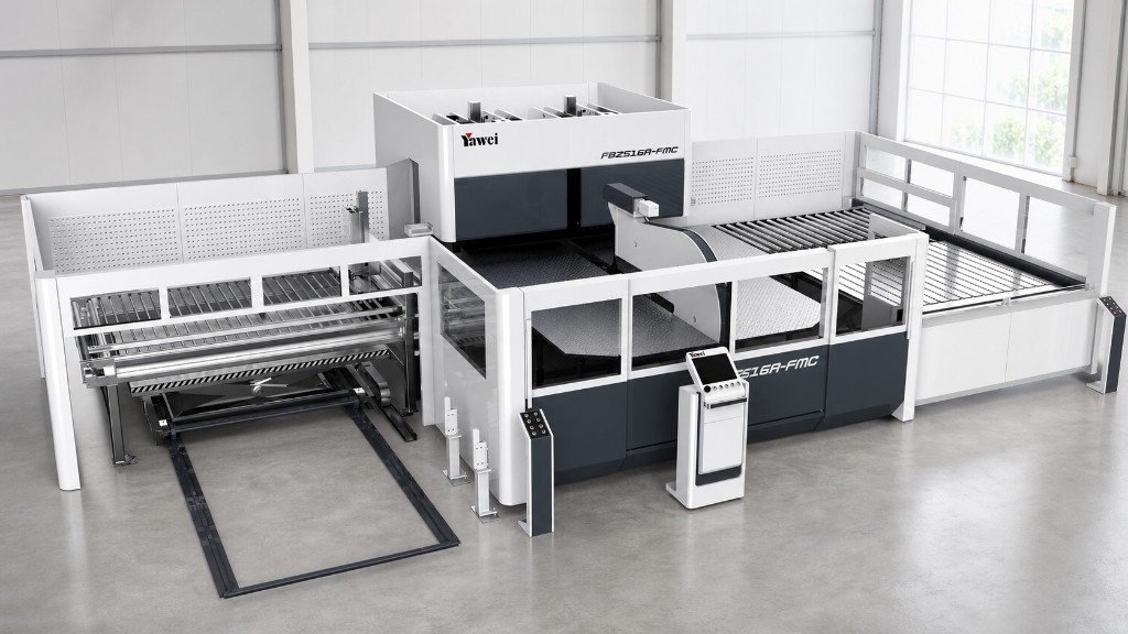 YAWEI FBA2516-FMC Flexible Manufacturing Cell mit Panel Bender und Automatisierung